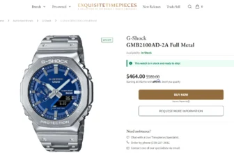 High-end analog G-Shock discounts at Exquisite Timepieces