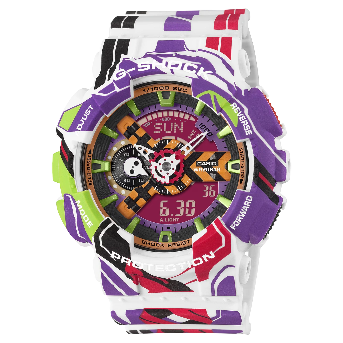 G-Shock announces Evangelion 30th Anniversary GA-110EVA30-7A - G