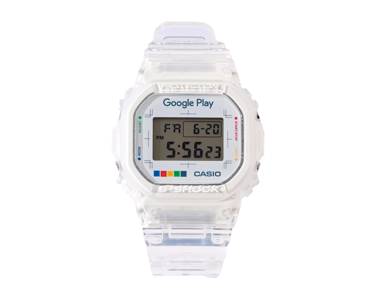 時計 DW-5600UE Google Play Limited Edition New Casio G-Shock DW-5600UE collab watch launches with