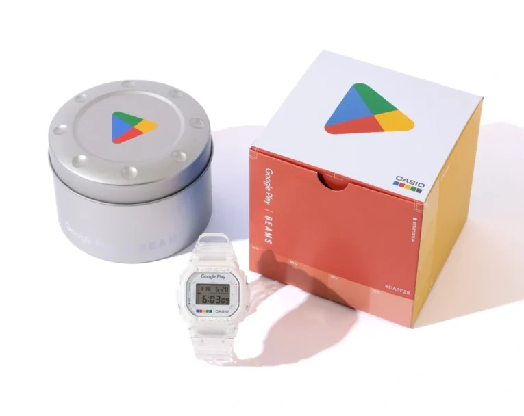 Google Play x Beams x G-Shock DW-5600 Box and Case