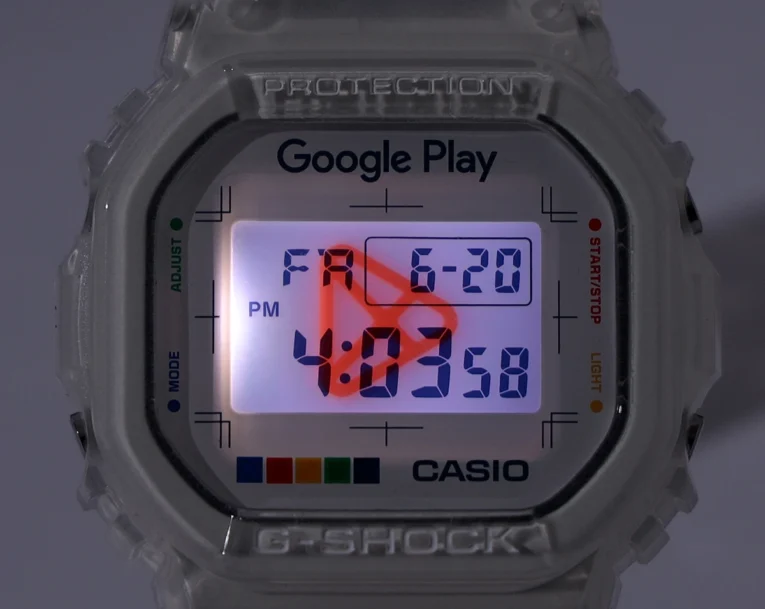 Google Play x Beams x G-Shock DW-5600 LED Backlight