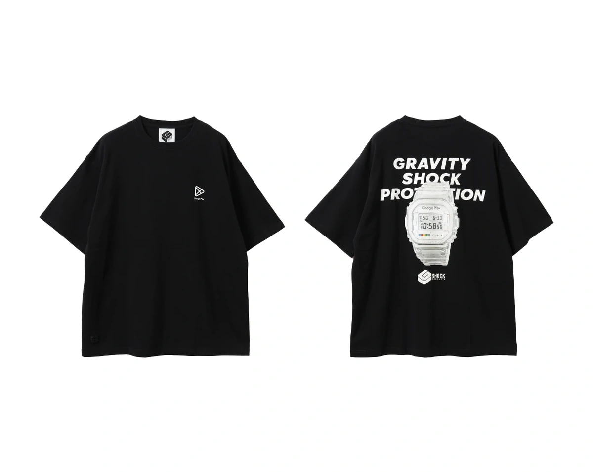 Google Play × G-SHOCK Tシャツ G-SHOCK Google Play Tシャツ Mサイズ ホワイト - メルカリ