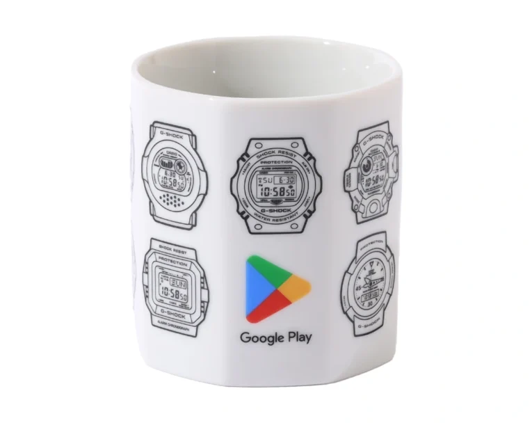 Google Play x G-Shock Products 13Models Octagonal Mug Google Play Logo