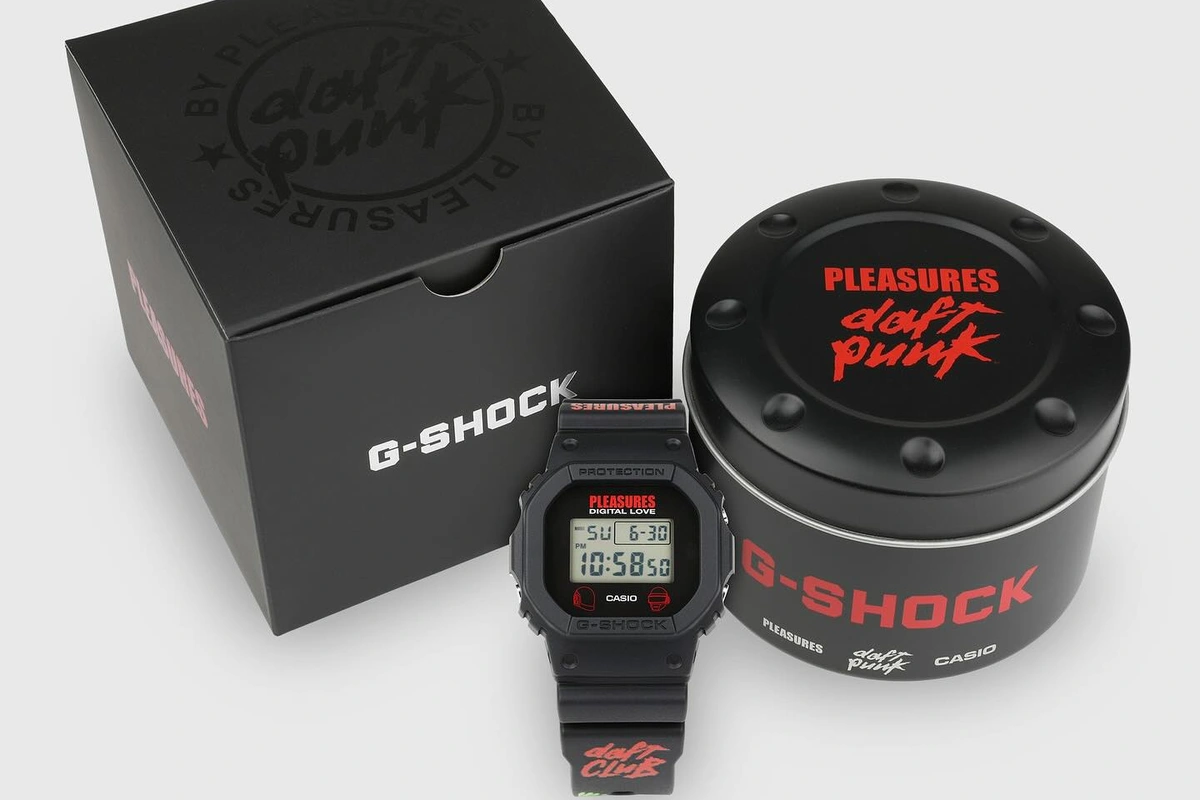 Pleasures partners with Daft Punk for limited G-Shock DW5600PDP251