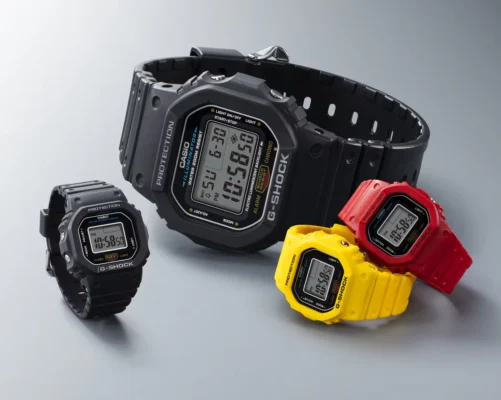 G-Shock DWN-5600 Nano Ring-Sized Watch: DWN-5600-1, DWN-5600-4, DWN-5600-9