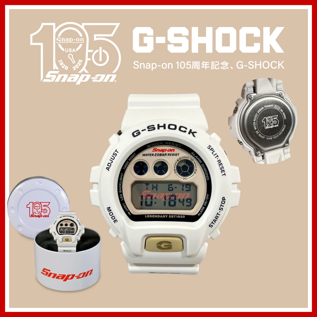 Snap-on x G-Shock DW-6900 for 105th anniversary of the American