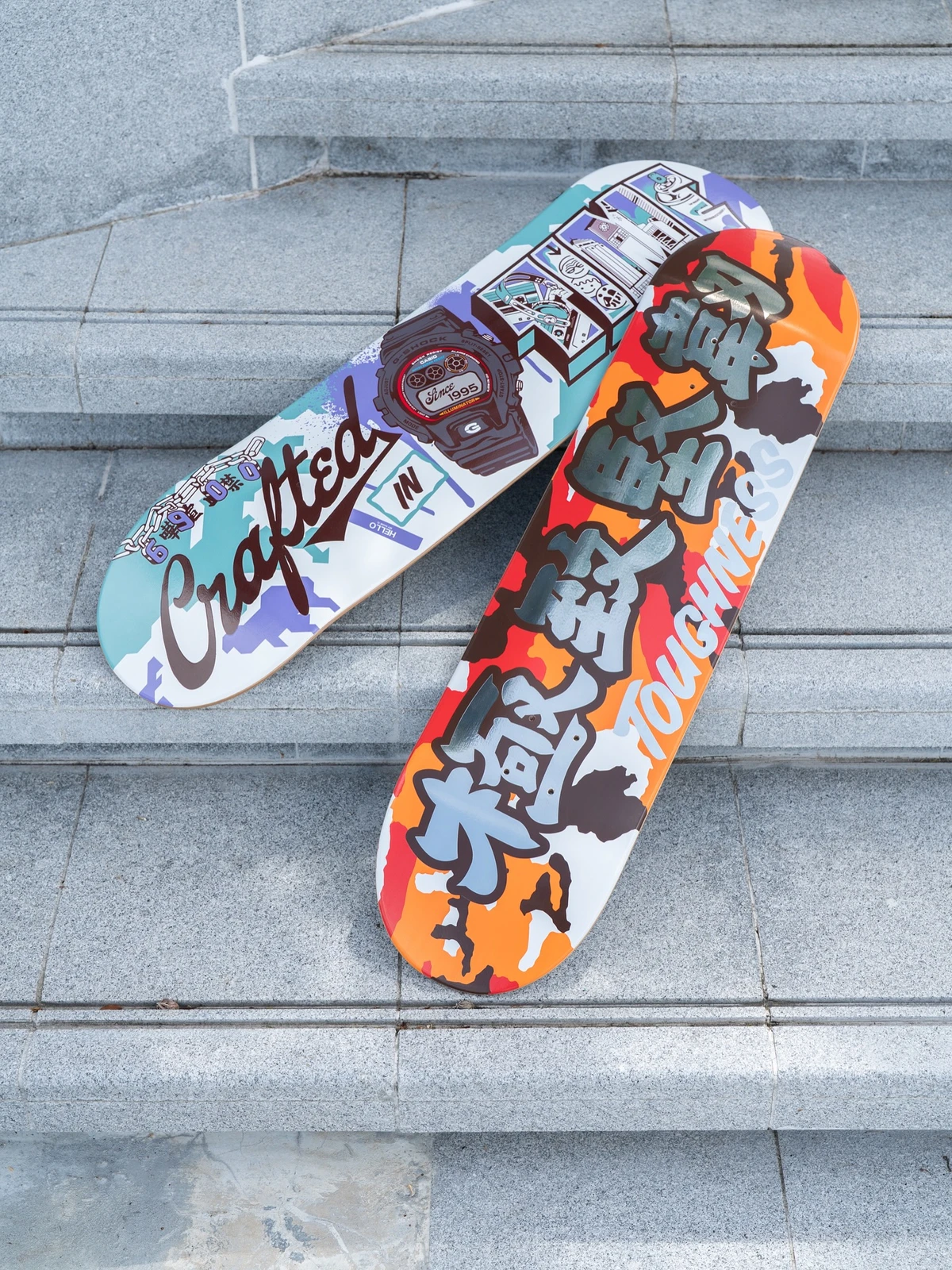 超ゲキレアThe Handover Hong Kong 香港返還GSHOCK G-Shock Hong Kong is giving away a G-Shock-themed skateboard with