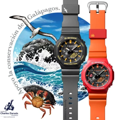 G-Shock GA-B2100DF-1A and GA-B2100DF-4A Charles Darwin Foundation 2025