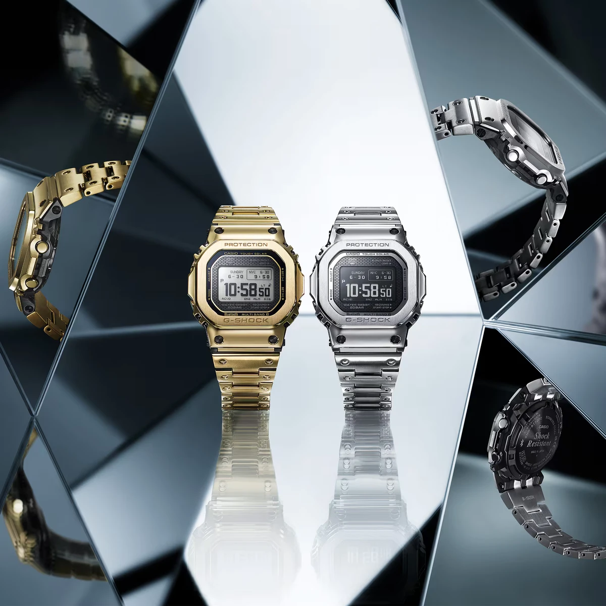 Casio announces full metal G-Shock GMW-BZ5000 series with MIP LCD