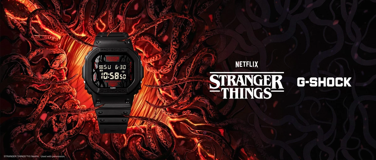Stranger Things collaboration includes G-Shock DW-5600STT-1 and