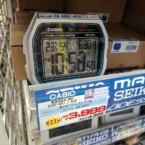Casio DQD-851J-8JF Desk Clock at Don Quijote in Japan