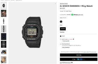 G-Shock DWN5600-1 Nano in stock at Tillys