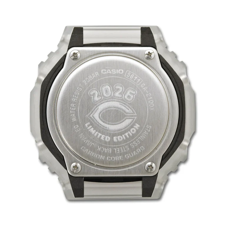 Hiroshima Toyo Carp x G-Shock GA-2100 2026 Collaboration Case Back