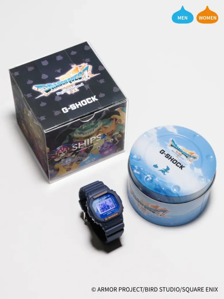 Select shop SHIPS is selling a Dragon Quest VII Reimagined x G-Shock DW-5600 collaboration
