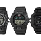 These updated "U" G-Shocks will be released in the U.S. G-Shock GW2310U-1 (left, $155), GW6900U-1 (middle, $155), and GX56UBB-1