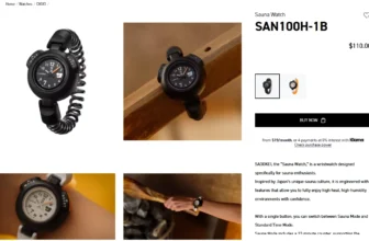 Casio Lab releases its first watches in U.S., SAN100H sauna watches