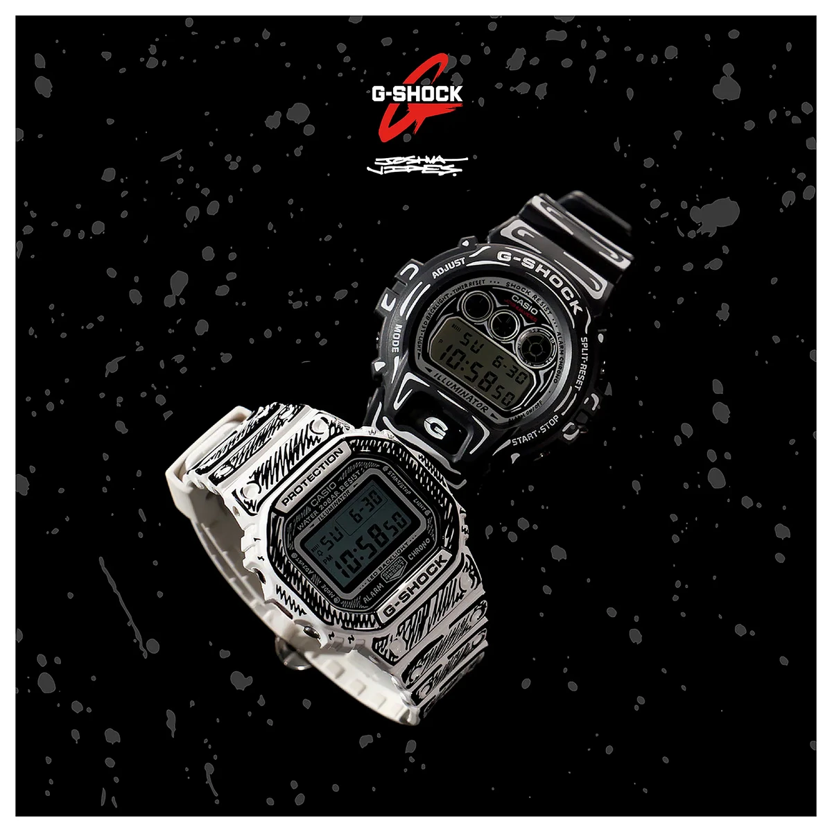 Joshua Vides x G-Shock 2D-style watches now listed in U.S., U.K.