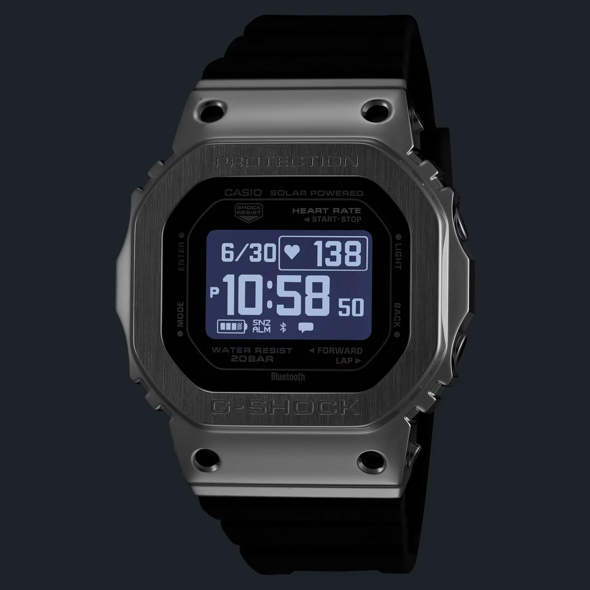 G-Shock GM-H5600-1 LED Backlight
