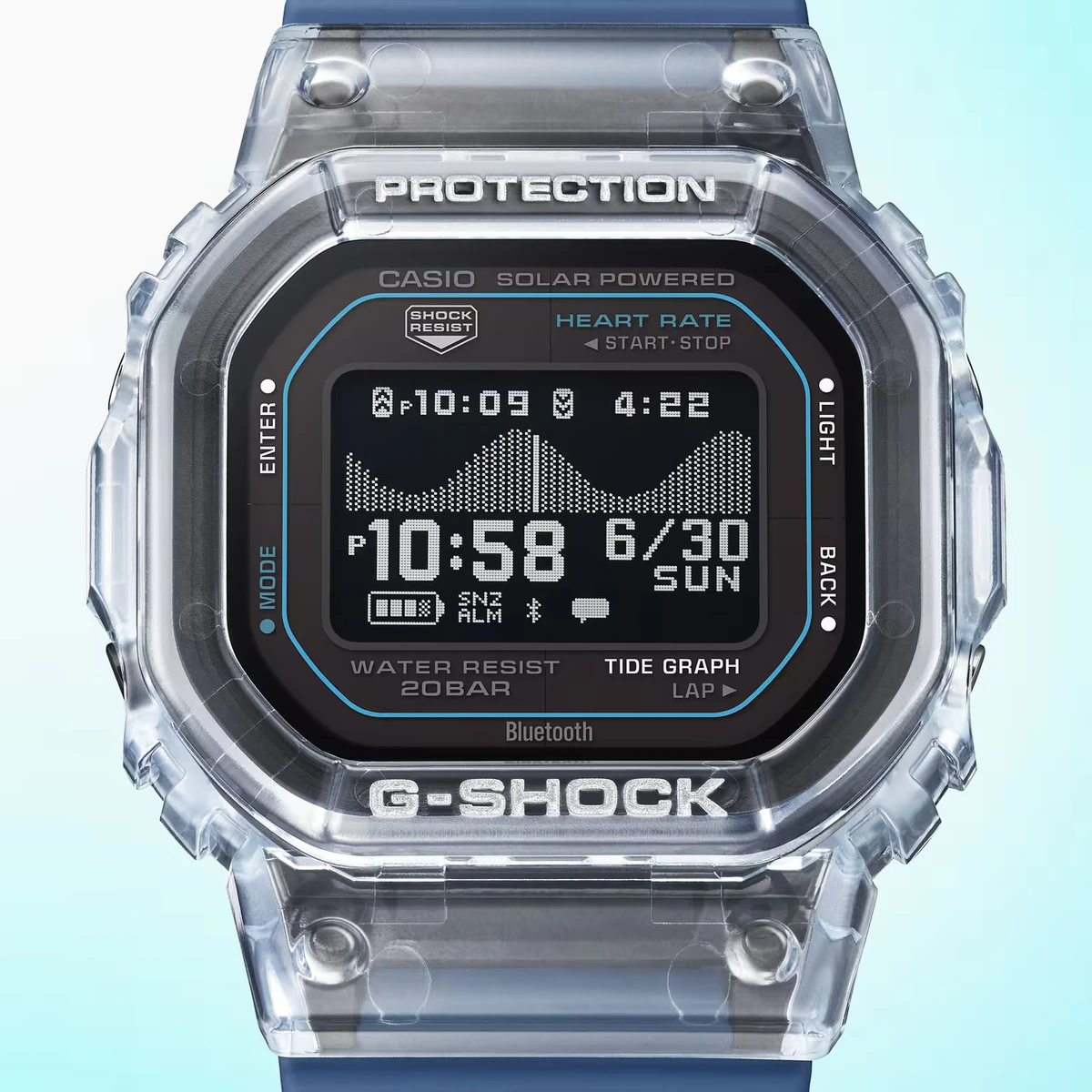G-SHOCK TIDE GRAPH TOUGH SOLAR デジタル腕時計 サーフィンに最適なG-SHOCKモデル10選 | G-SHOCK 腕時計 - CASIO