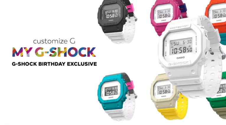 Singapore to get My G-Shock watch customization service via raffle for 42nd birthday