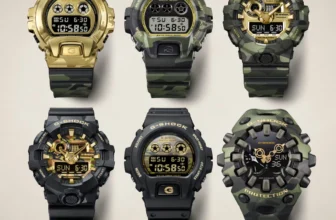 G-SHOCK BOLD CAMO AND GOLD