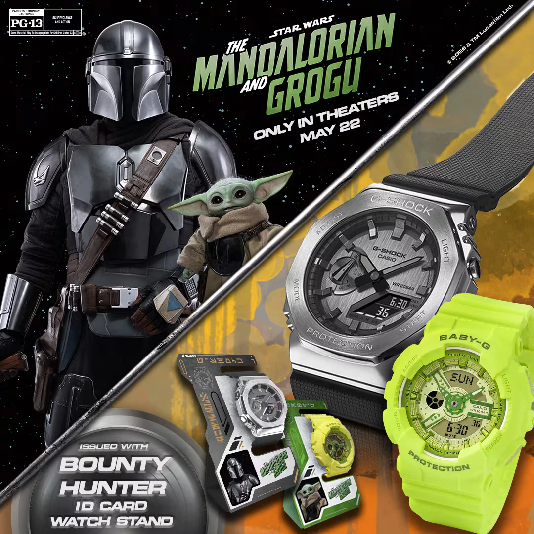 Global G-Shock and Baby-G tie-in promotion with Star Wars: The