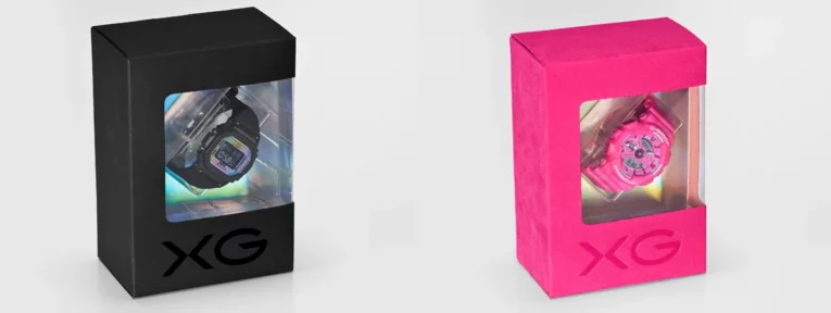 XG x G-SHOCK WATCH BOX: GM-S5600XG-1 and GMA-S110XG-4A