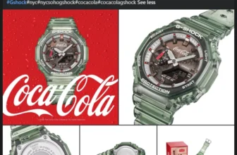 Coca Cola x G-Shock GA-2100 Notice