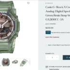 G-SHOCK GA2100CC-3A IN STOCK AT REEDS JEWELERS