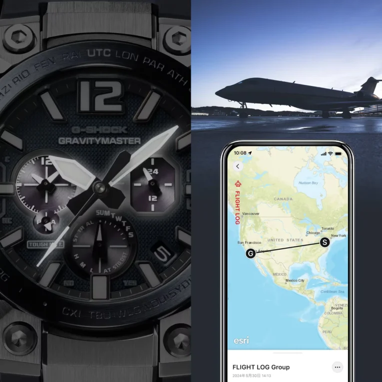 G-SHOCK GWR-B3000-1A FLIGHT LOG