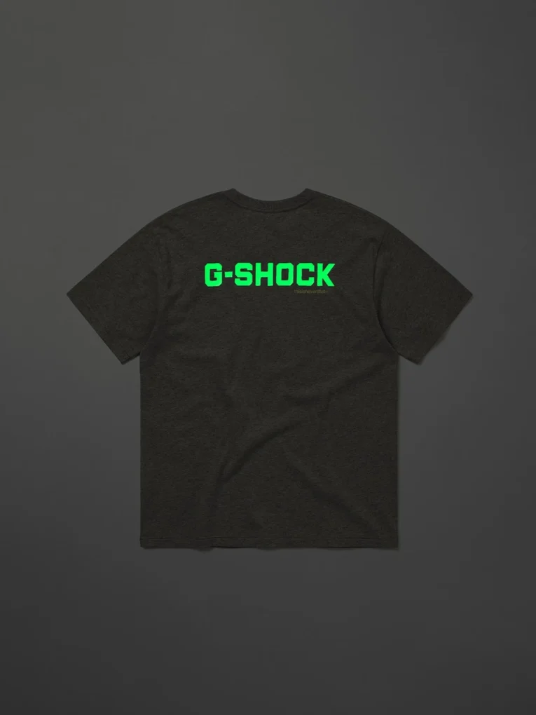 THISISNEVERTHAT G-SHOCK T-SHIRT 2026 BACK GLOW IN THE DARK