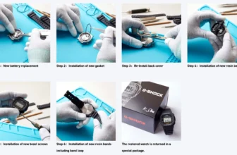 Vintage G-Shock official restoration service is available in Europe