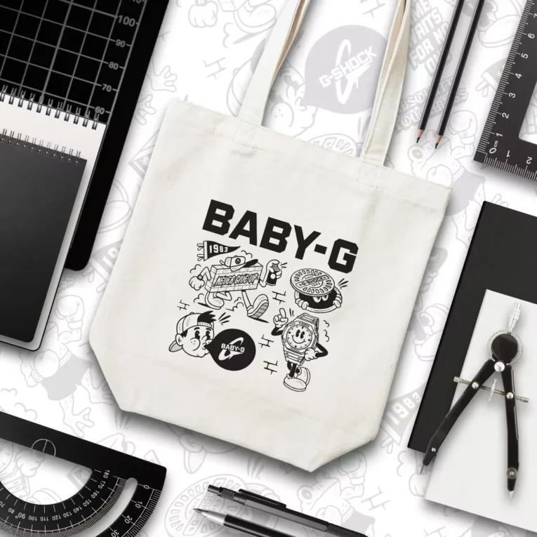 Free tote bag with Baby-G watch purchase at Casio U.S.