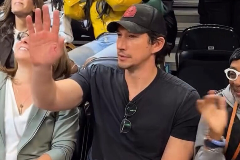 Adam Driver wears old-school G-Shock Frogman GW-200 watch at WNBA game