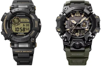 G-SHOCK MASTER OF G FROGMAN GWF-D1000BC-1 AND MUDMASTER GWG-B1000-1A3