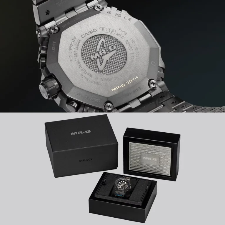 G-SHOCK MRG-B2100HR-1A CASE BACK AND BOX