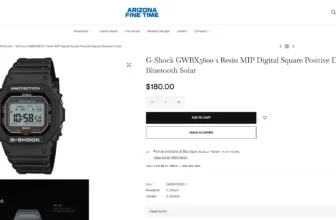 Arizona Fine Time has the G-Shock GWBX5600-1 and GWBX5600-1A1 in stock