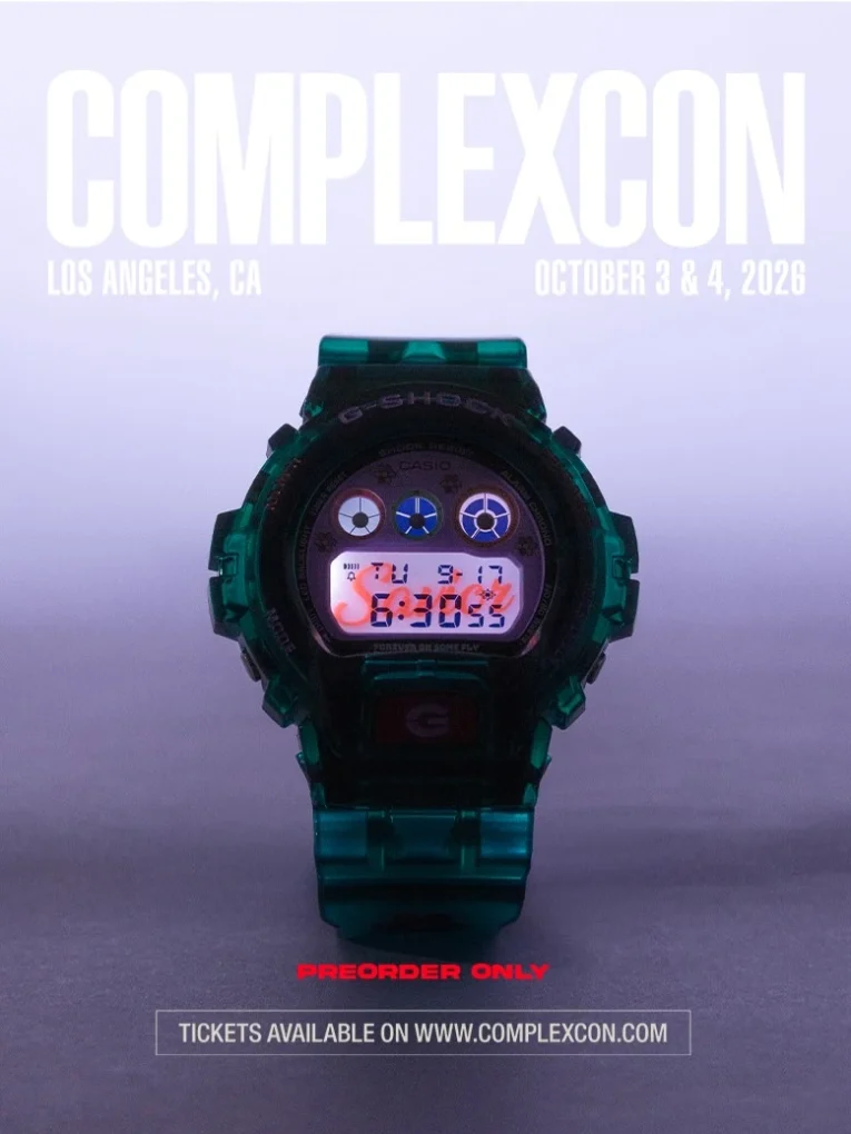 JAE TIPS x G-SHOCK DW6900 COLLABORATION 2026