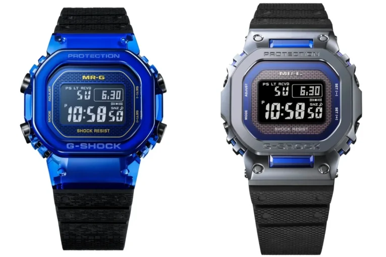 G-SHOCK BLUE ROSE PROJECT: MRG-B5000SA-2 and MRG-D5000