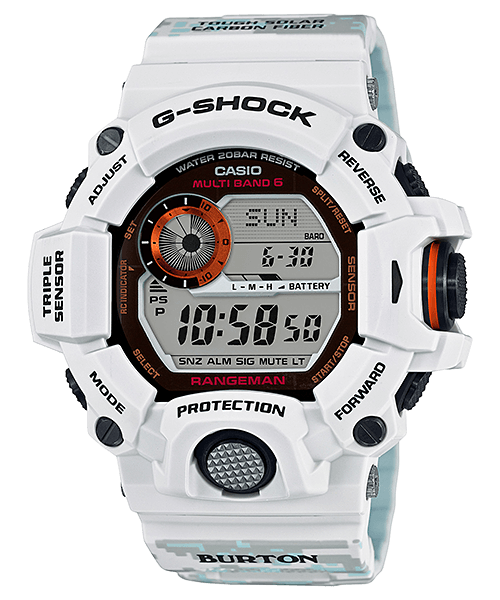 Burton Snowboards G-Shock White Rangeman GW9400BTJ-8