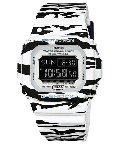 G-Shock White and Black Series: Tiger Stripes, White Classics, Big