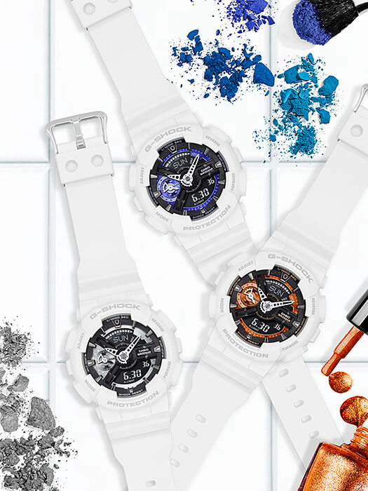 G-Shock GMA-S110CW White S Series Watches for Women