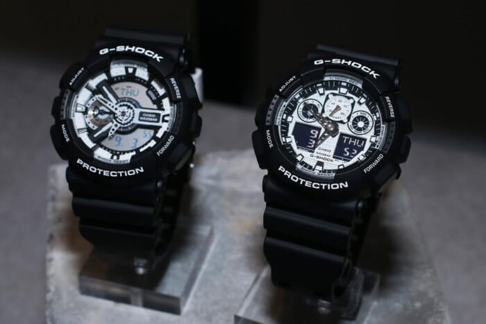 G-Shock GA-100BW-1JF White and Black Series