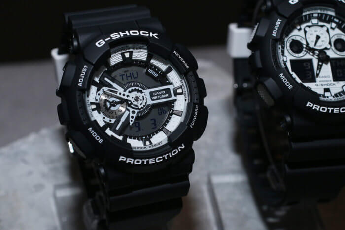 G-Shock GA-110BW-1JF White and Black Series