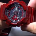 G-Shock GA-110NM-4A Red Neo Metallic Watch