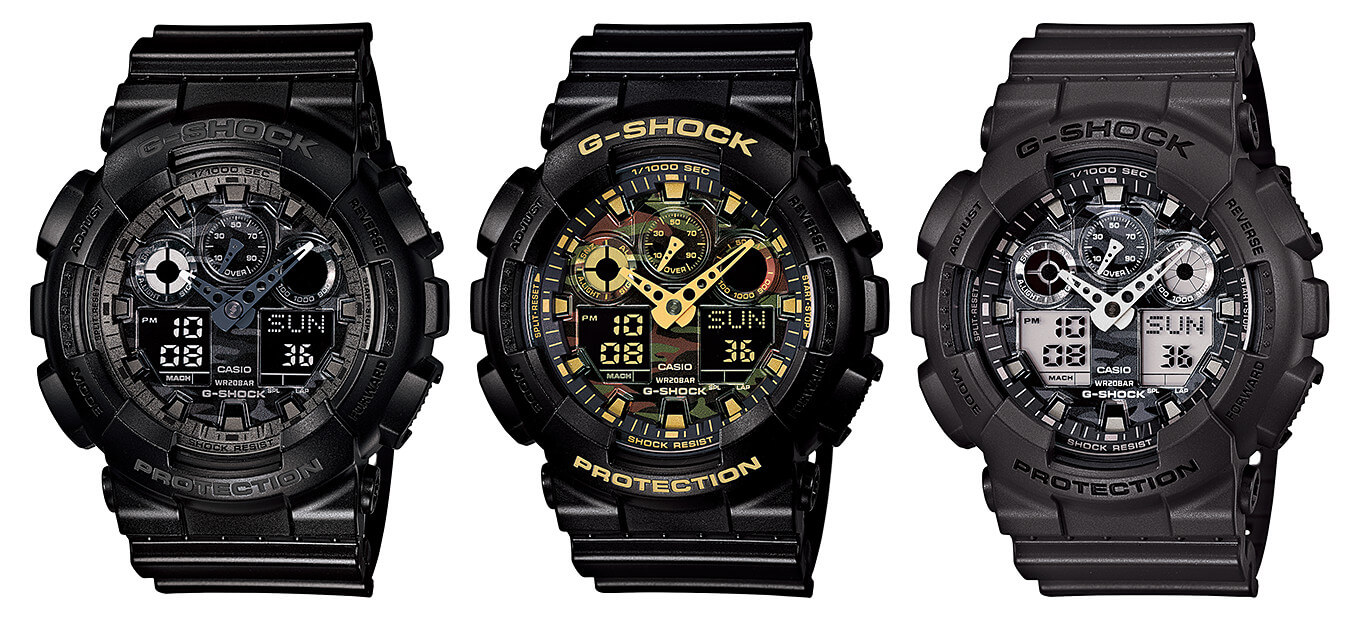 g shock army black