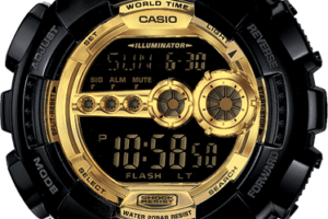 Black and gold G-Shock GD100GB-1 is 50% off for Black Friday