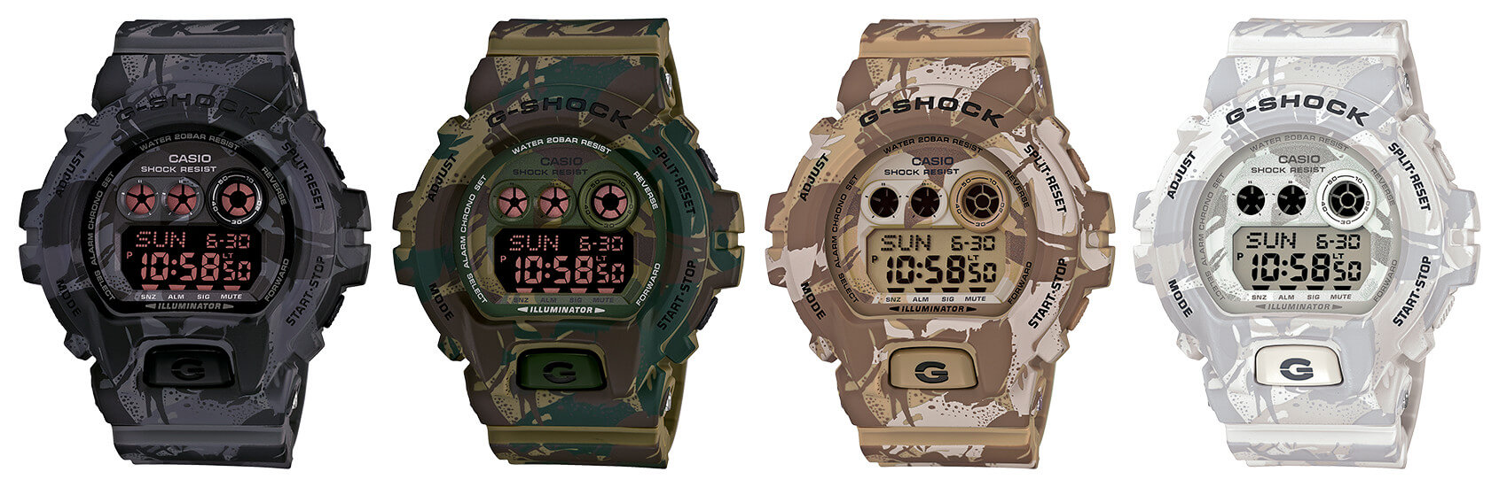 camo g shock watch