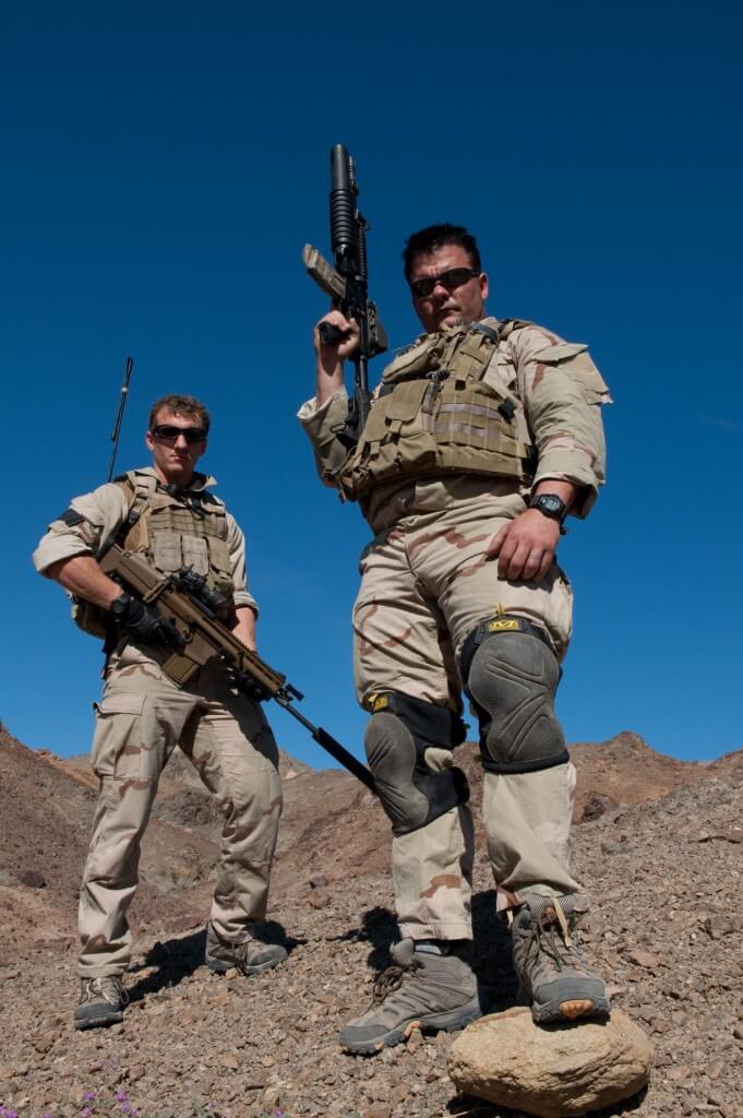 Navy SEALs in the field wearing G-Shocks