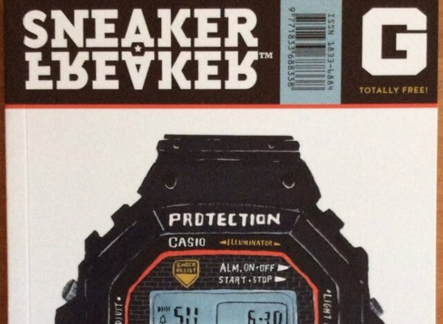 Sneaker Freaker Temple of G G-Shock Magazine Cover